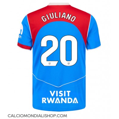 Maglie da calcio Atletico Madrid Giuliano Simeone #20 Terza Maglia 2025-26 Manica Corta Maglie da calcio Atletico Madrid Giuliano Simeone #20 Terza Maglia 2025-26 Manica Corta